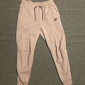 Nike Tech Fleece Joggers Light Grey Size Medium